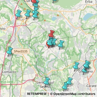 Mappa Via Privata Capitano Ugo Ricci, 22063 Cantù CO, Italia (5.608)