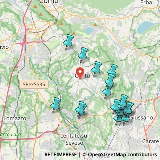 Mappa Via Privata Capitano Ugo Ricci, 22063 Cantù CO, Italia (4.60667)