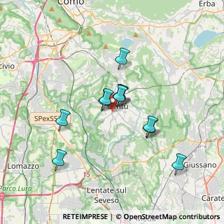 Mappa Via Luciano Manara, 22063 Cantù CO, Italia (2.75818)
