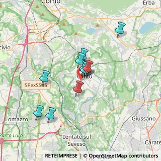 Mappa Via Luciano Manara, 22063 Cantù CO, Italia (2.64364)