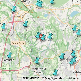 Mappa Via Luciano Manara, 22063 Cantù CO, Italia (6.3365)
