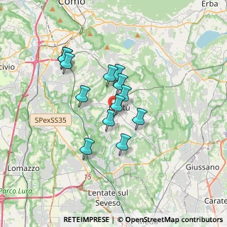 Mappa Via Luciano Manara, 22063 Cantù CO, Italia (2.69538)