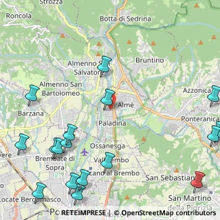 Mappa Via Thomas Edison, 24011 Almè BG, Italia (3.19)