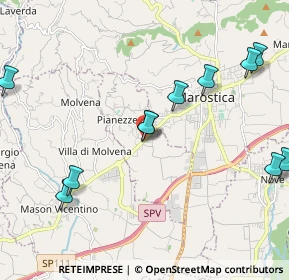 Mappa Via Monte Pasubio, 36060 Pianezze VI, Italia (2.53917)