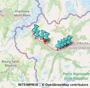 Mappa Regione Santa Barbara, 11015 La Salle AO, Italia (9.12417)