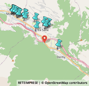 Mappa Regione Santa Barbara, 11015 La Salle AO, Italia (2.671)