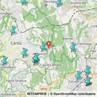 Mappa Via Brianza, 22063 Cantù CO, Italia (3.236)