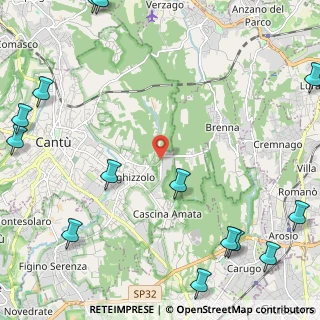 Mappa Via Brianza, 22063 Cantù CO, Italia (3.49429)
