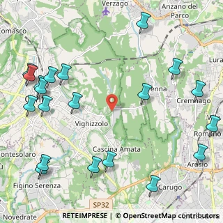 Mappa Via Brianza, 22063 Cantù CO, Italia (2.941)