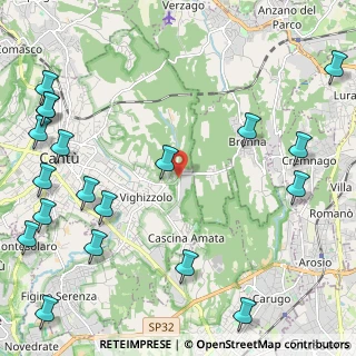 Mappa Via Brianza, 22063 Cantù CO, Italia (3.12211)