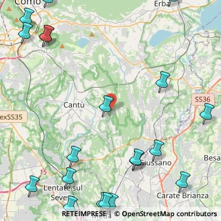 Mappa Via Brianza, 22063 Cantù CO, Italia (7.04)