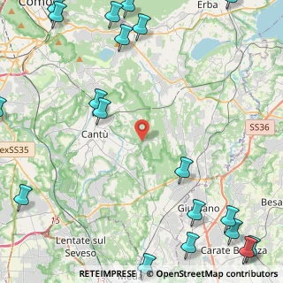 Mappa Via Brianza, 22063 Cantù CO, Italia (7.358)