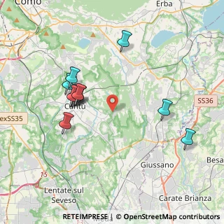 Mappa Via Brianza, 22063 Cantù CO, Italia (3.75)