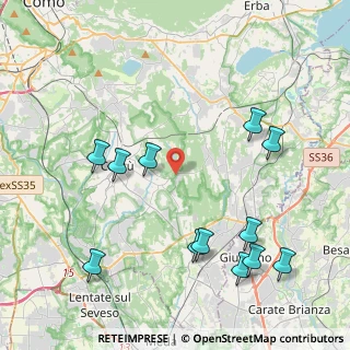 Mappa Via Brianza, 22063 Cantù CO, Italia (4.78417)