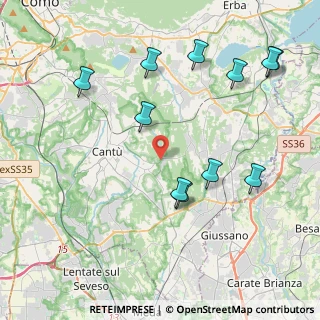Mappa Via Brianza, 22063 Cantù CO, Italia (4.54182)
