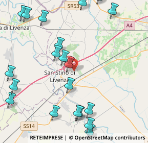 Mappa Via Morana, 30029 San Stino di Livenza VE, Italia (5.3795)