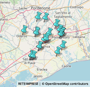 Mappa Via Morana, 30029 San Stino di Livenza VE, Italia (10.4965)