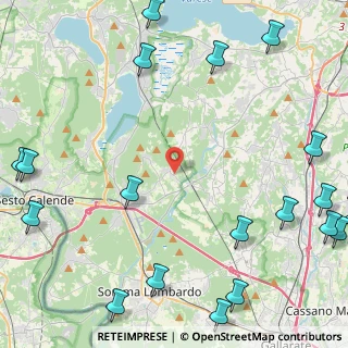 Mappa Via Cappelletta, 21029 Vergiate VA, Italia (7.0075)