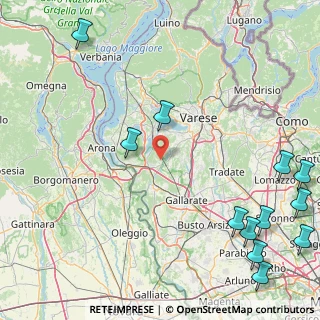 Mappa Via Cappelletta, 21029 Vergiate VA, Italia (25.6375)