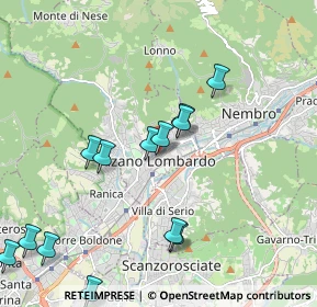 Mappa Via F. M. Adobati, 24022 Alzano Lombardo BG, Italia (2.22)