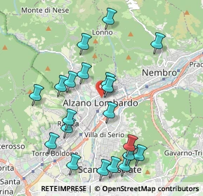 Mappa Via F. M. Adobati, 24022 Alzano Lombardo BG, Italia (2.1225)