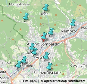 Mappa Via F. M. Adobati, 24022 Alzano Lombardo BG, Italia (2.09333)