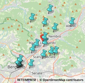 Mappa Via F. M. Adobati, 24022 Alzano Lombardo BG, Italia (4.19842)