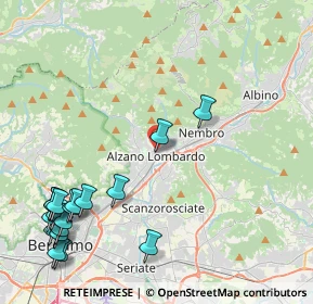 Mappa Via F. M. Adobati, 24022 Alzano Lombardo BG, Italia (5.68167)