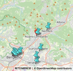 Mappa Via F. M. Adobati, 24022 Alzano Lombardo BG, Italia (5.13)