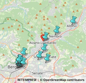 Mappa Via F. M. Adobati, 24022 Alzano Lombardo BG, Italia (4.98188)