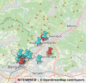 Mappa Via F. M. Adobati, 24022 Alzano Lombardo BG, Italia (4.36833)