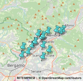 Mappa Via F. M. Adobati, 24022 Alzano Lombardo BG, Italia (2.55938)