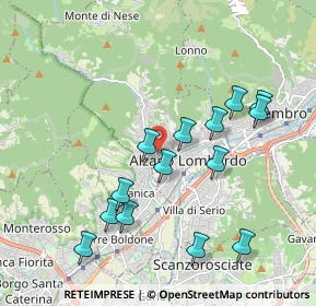 Mappa Via D'Alzano Guglielmo, 24022 Alzano Lombardo BG, Italia (1.94429)