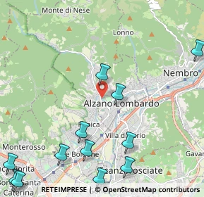 Mappa Via D'Alzano Guglielmo, 24022 Alzano Lombardo BG, Italia (2.96833)