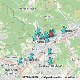 Mappa Via D'Alzano Guglielmo, 24022 Alzano Lombardo BG, Italia (1.43857)