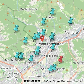 Mappa Via D'Alzano Guglielmo, 24022 Alzano Lombardo BG, Italia (2.079)