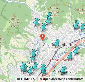 Mappa Via D'Alzano Guglielmo, 24022 Alzano Lombardo BG, Italia (1.334)