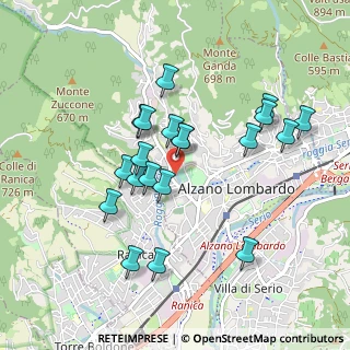 Mappa Via D'Alzano Guglielmo, 24022 Alzano Lombardo BG, Italia (0.8445)
