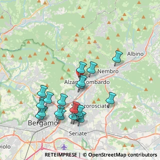 Mappa Via D'Alzano Guglielmo, 24022 Alzano Lombardo BG, Italia (4.05684)