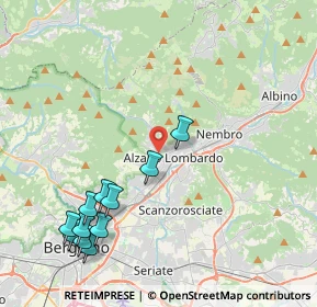 Mappa Via D'Alzano Guglielmo, 24022 Alzano Lombardo BG, Italia (4.84091)