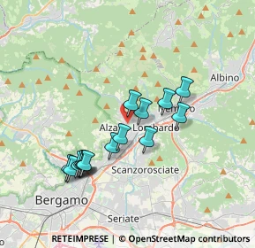 Mappa Via D'Alzano Guglielmo, 24022 Alzano Lombardo BG, Italia (3.214)