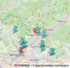Mappa Via D'Alzano Guglielmo, 24022 Alzano Lombardo BG, Italia (4.01636)