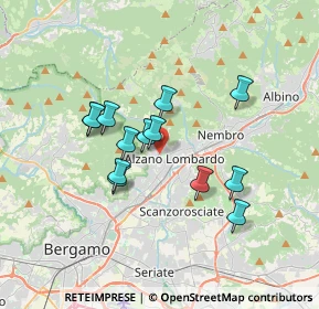 Mappa Via D'Alzano Guglielmo, 24022 Alzano Lombardo BG, Italia (2.86385)