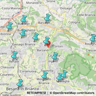 Mappa Via Fermi, 23897 Viganò LC, Italia (2.73923)