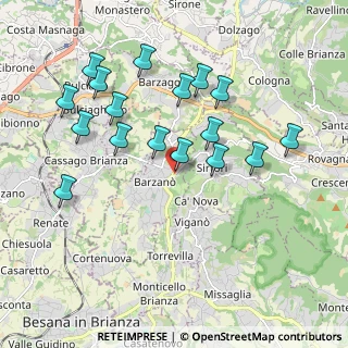 Mappa Via Fermi, 23897 Viganò LC, Italia (1.92353)