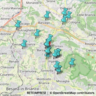 Mappa Via Fermi, 23897 Viganò LC, Italia (1.711)