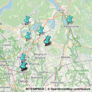 Mappa Via Fermi, 23897 Viganò LC, Italia (8.53077)
