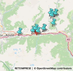 Mappa Località Pommier, 11020 Fénis AO, Italia (5.98182)