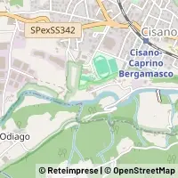 Peta Cisano Bergamasco