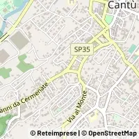 Mapa Cantù